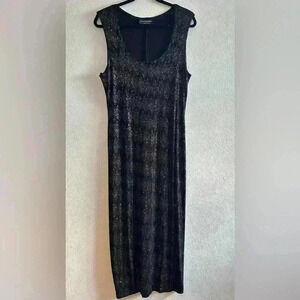 Connected Apparel Long Sparkly Dress Size Size M/L